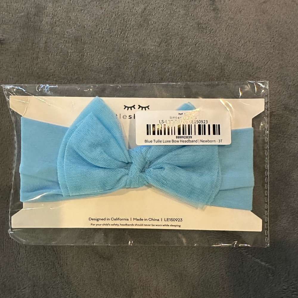 Little Sleepies Limited Edition Tulle Luxe Bow